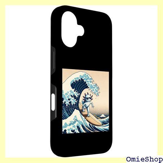 スマートフォン・携帯電話 iPhone 16 ウェーブサーフィン Axolotl Love