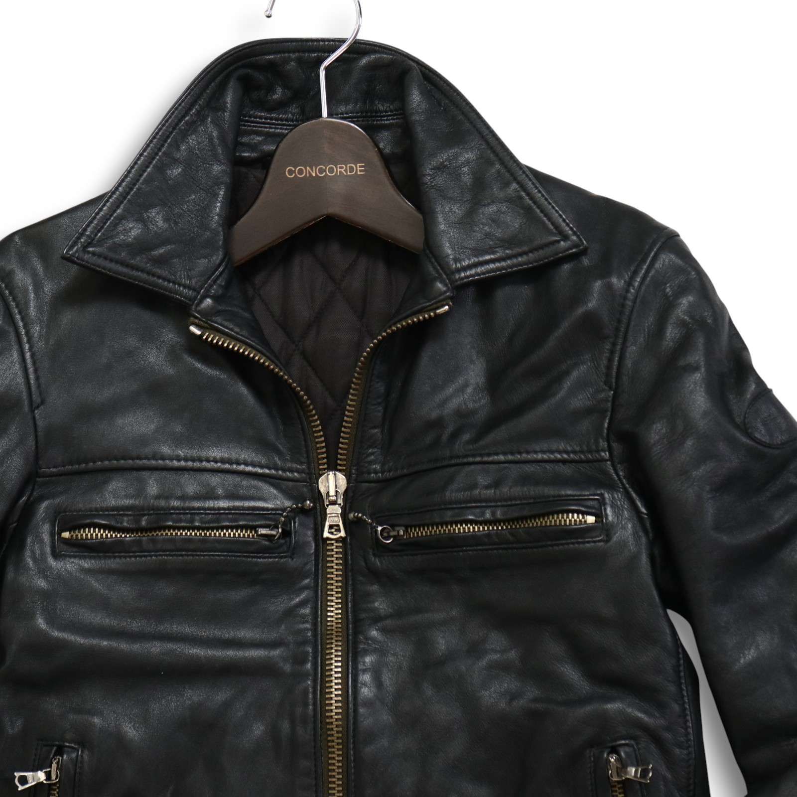 LOUNGE LIZARD ラウンジリザード 牛革☆ 中綿シンサレート カウ レザー