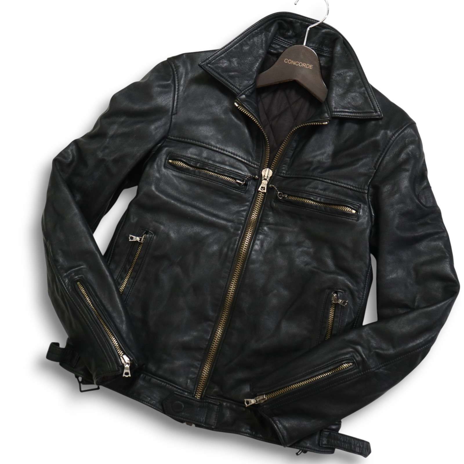 LOUNGE LIZARD ラウンジリザード 牛革☆ 中綿シンサレート カウ レザー