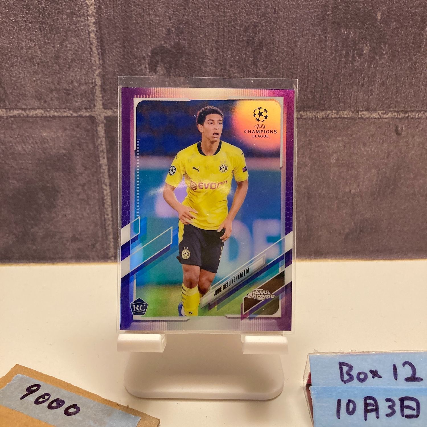 2020 Topps Chrome Jude Bellingham 166|250 Borussia Dortmund Purple RC ルーキー Rookie カード