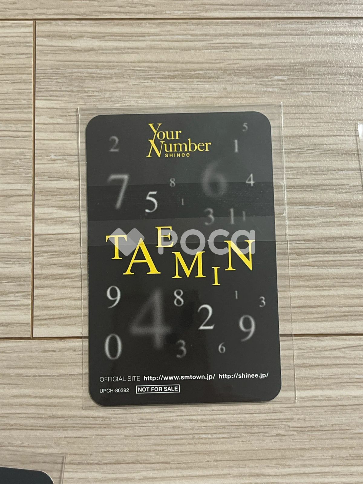 SHINee テミン Your Number 写真 チェキ K-POP アイドル