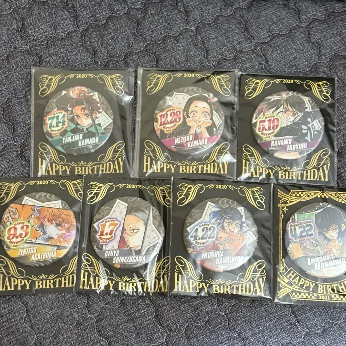 鬼滅の刃 JUMP SHOP 誕生日 缶バッジ まとめ 竈門 炭治郎 禰豆子