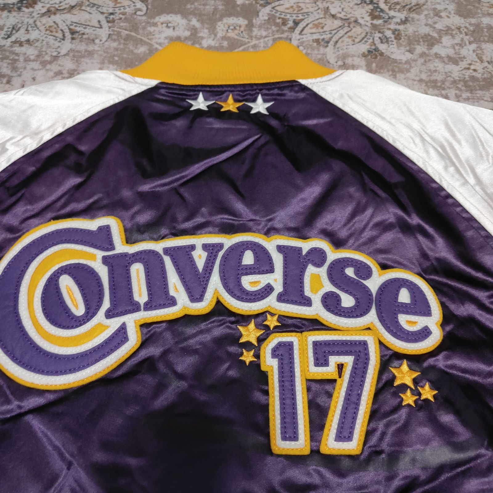 CONVERSE コンバース ナイロンジャケット スタジャン 中綿 ブルゾン 