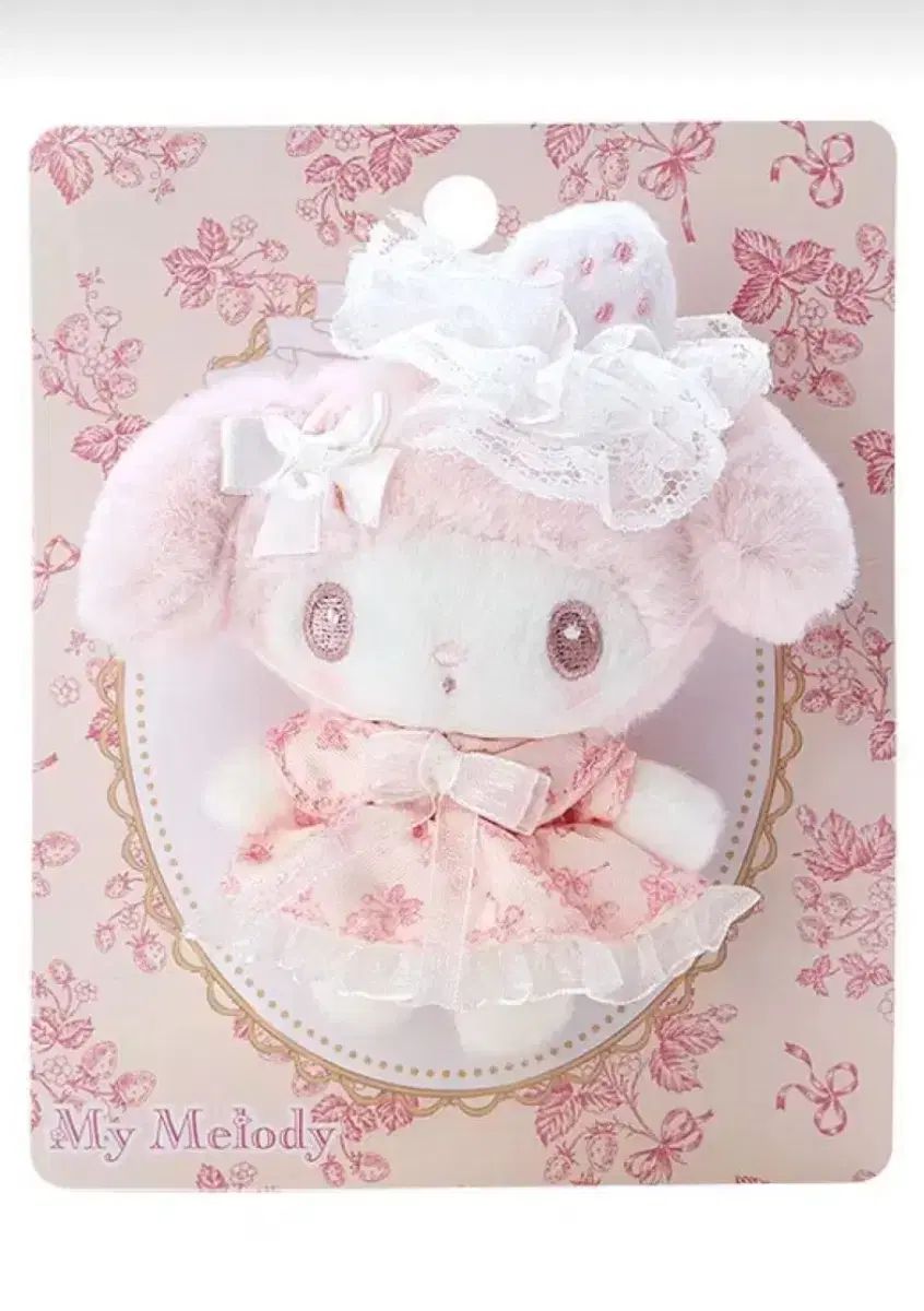 マイメロディ 白いいちご ブローチ