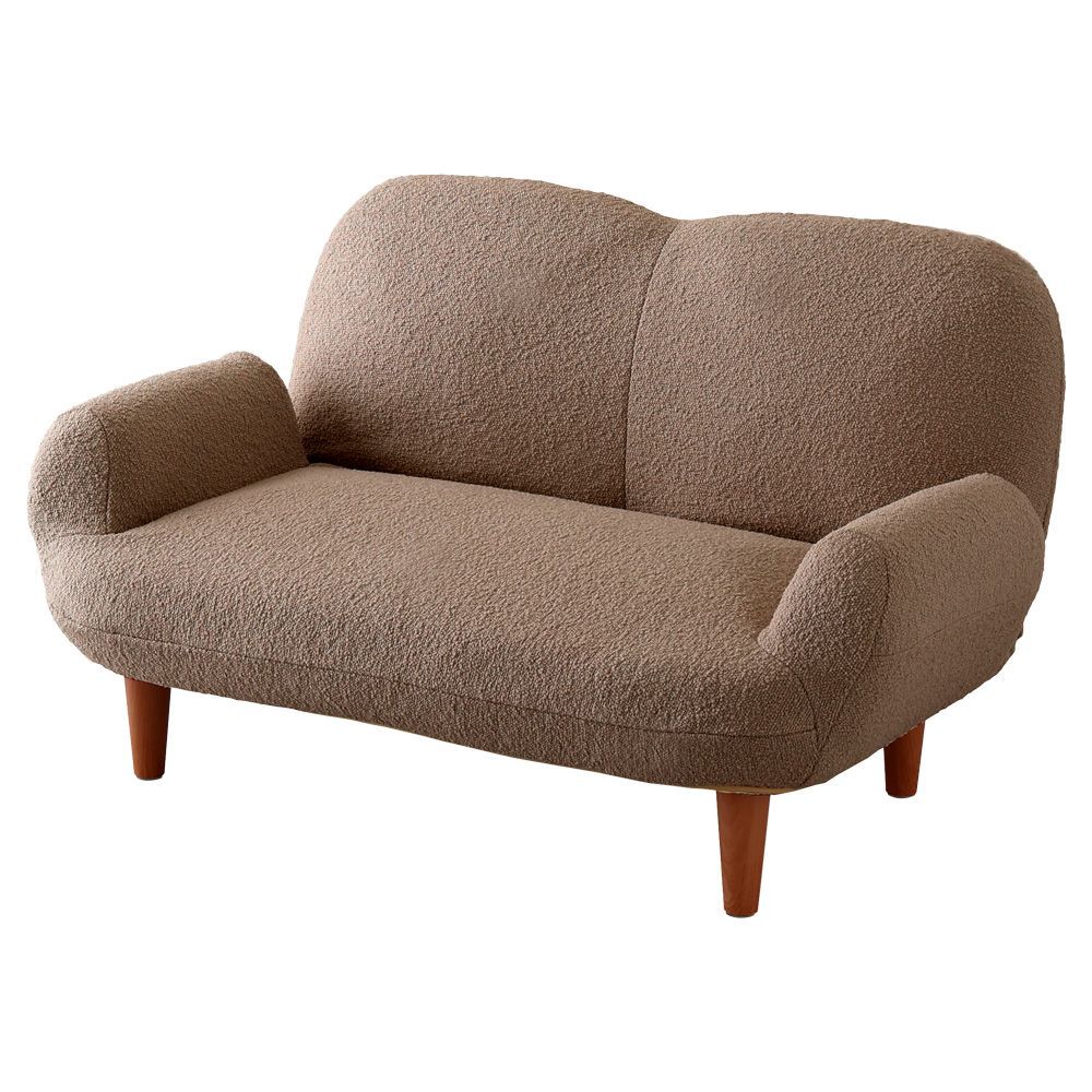 大人かわいいインテリア ブークレソファ 2人掛け Chammy チャミー SH 07 OKBFS BRBR ブラウン