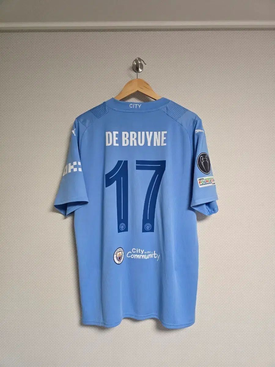 デ・ブライネ マンチェスター・シティ 23/24 ホーム リーグ仕様PUMA