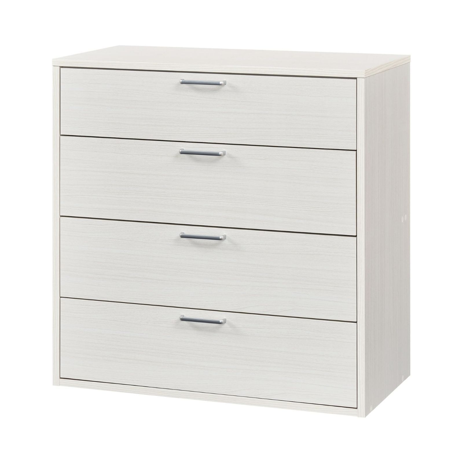 一人暮らしの部屋や狭いスペースにぴったりサイズ ホワイト 同シリーズで 自由自在 白木目 ワイドタイプ ベーシックデザイン 衣類収納 幅78.2×奥行39.5×高さ80 cm タンス FUL-8080 HWH チェスト フルニコ 白井産業