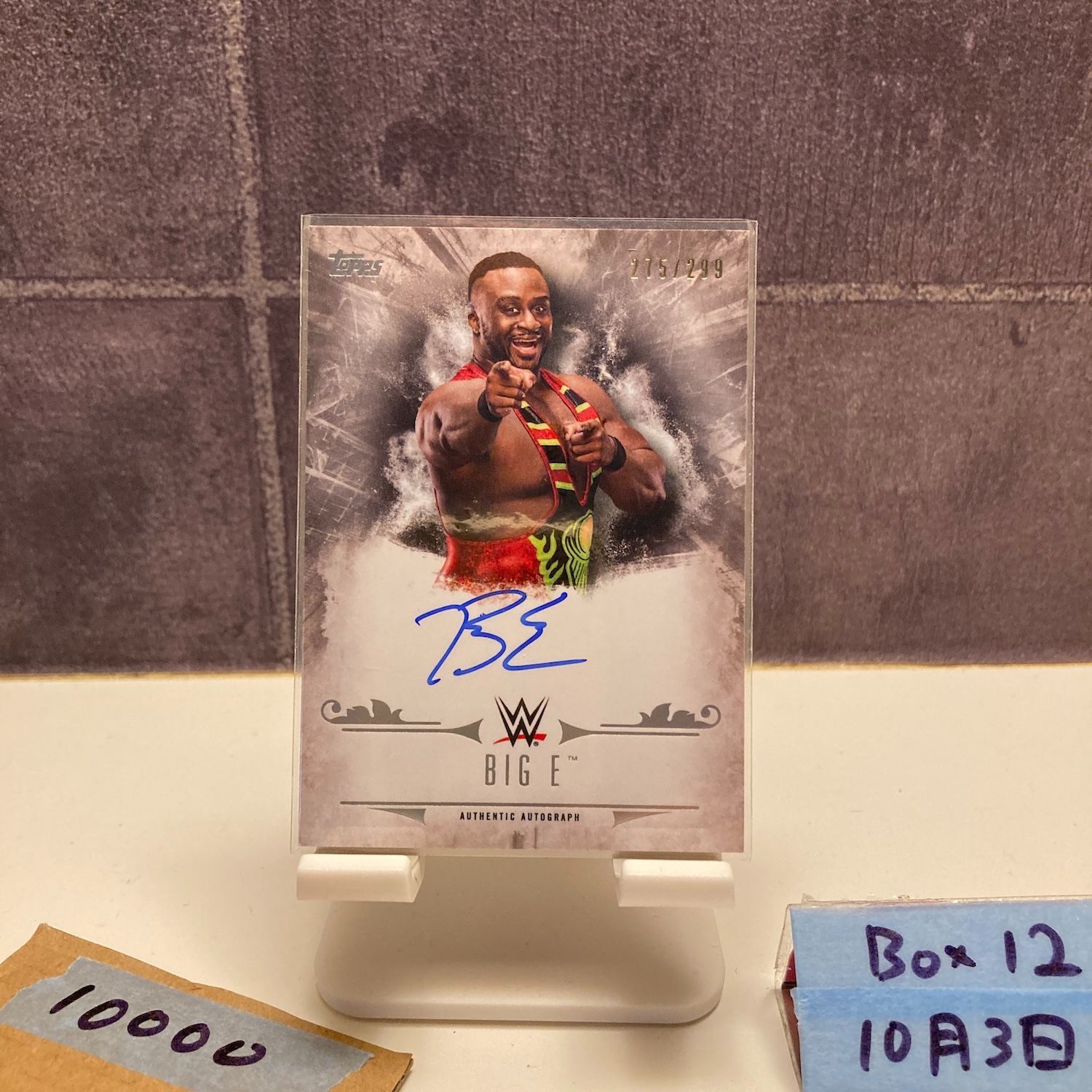 2016 Topps WWE Undisputed Big E 275 299 直筆サインカード カード