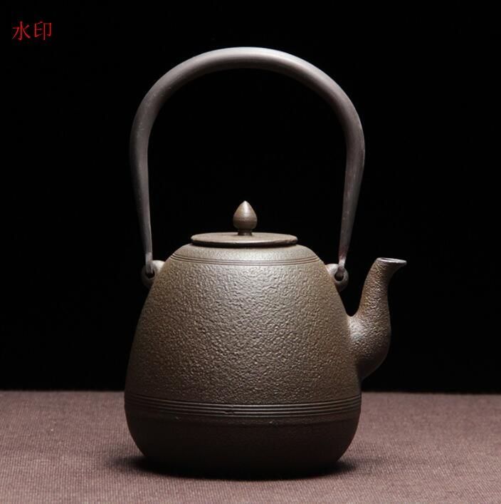 推薦 茶道具 南部鉄器 老鉄瓶 素肌鉄瓶 未塗装鉄器 提梁壺 対応 鉄やかん 鉄分補給 鉄びん