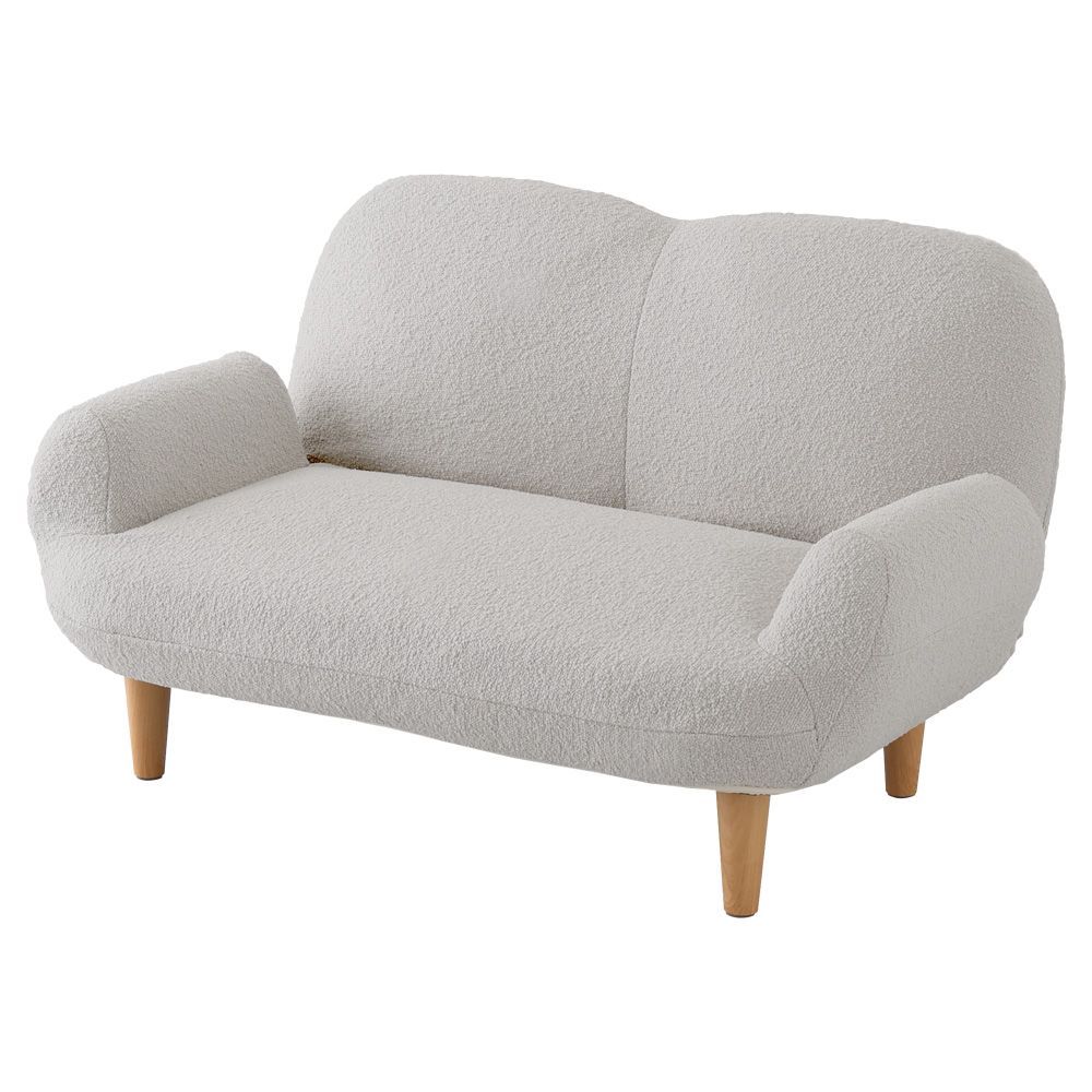 大人かわいいインテリア ブークレソファ 2人掛け Chammy -チャミー- SH-07-OKBFS-GYNA
