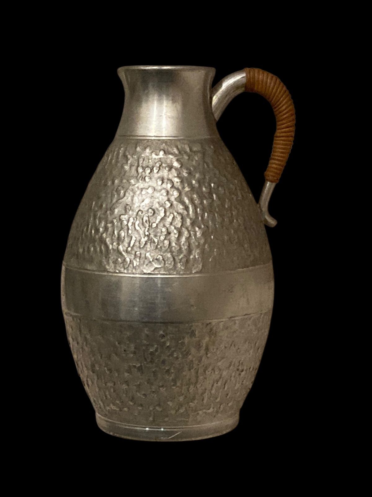 希少 錫（すず）大阪錫器 錫製 千呂利 ちろり 白岩目 酒器 刻印 能作