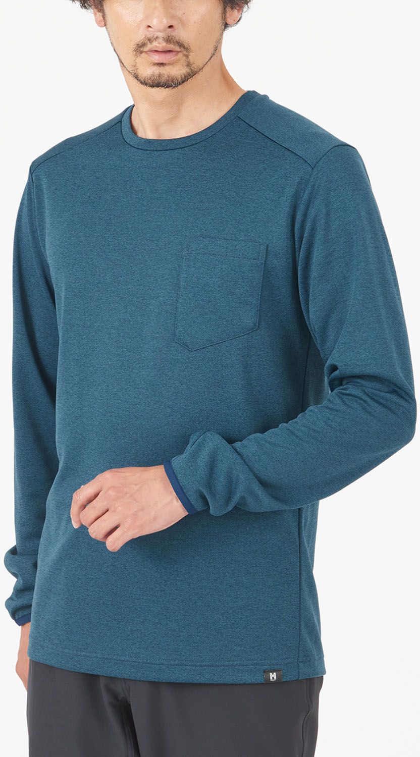 ミレー MILLET アウトドア EIRA II CREW LS M N 8737 ORIONBLUE