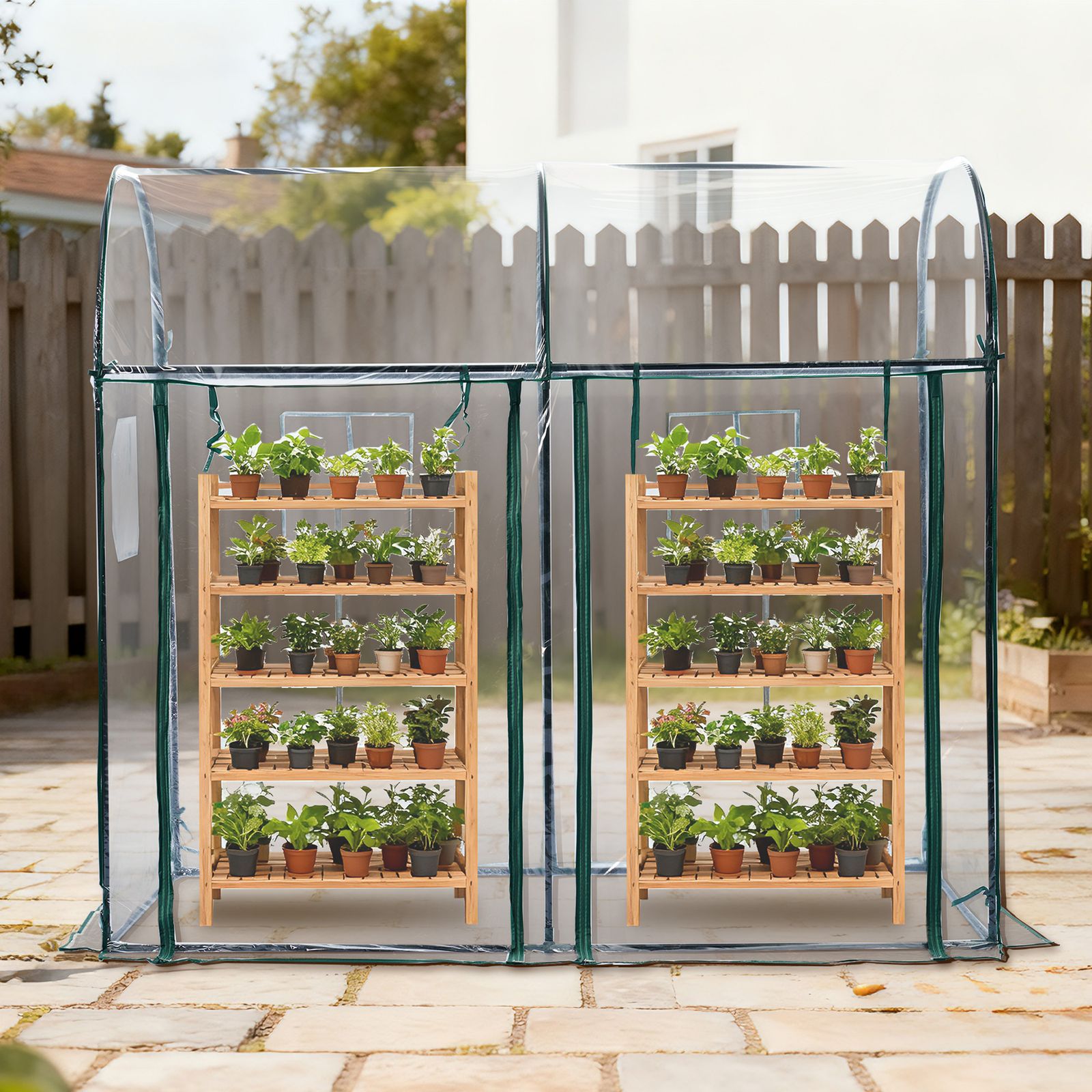 数量限定セール」 ビニール温室 大型 W200cm×D101cm×H180cm 温室