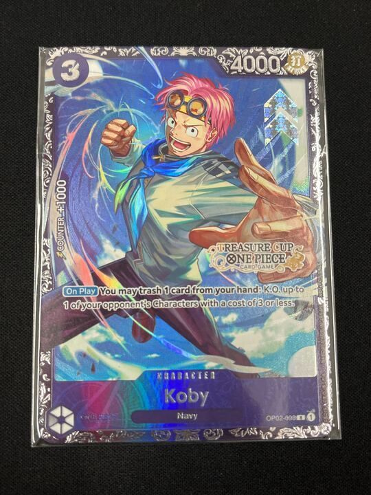 ワンピースカード コビー treasure cup プロモカード　英語版 英語版】コビー coby Treasure Cup OP02-003 発送時期:1ヶ月以内