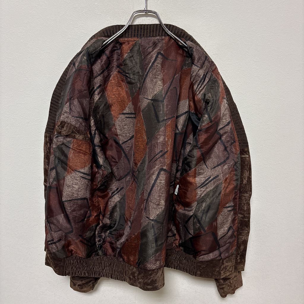 YUSPE】 スペイン製 ユーロヴィンテージ ベロアカーディガン S-3581