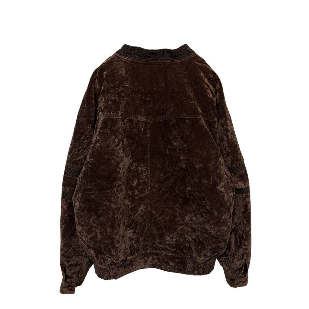 YUSPE】 スペイン製 ユーロヴィンテージ ベロアカーディガン S-3581