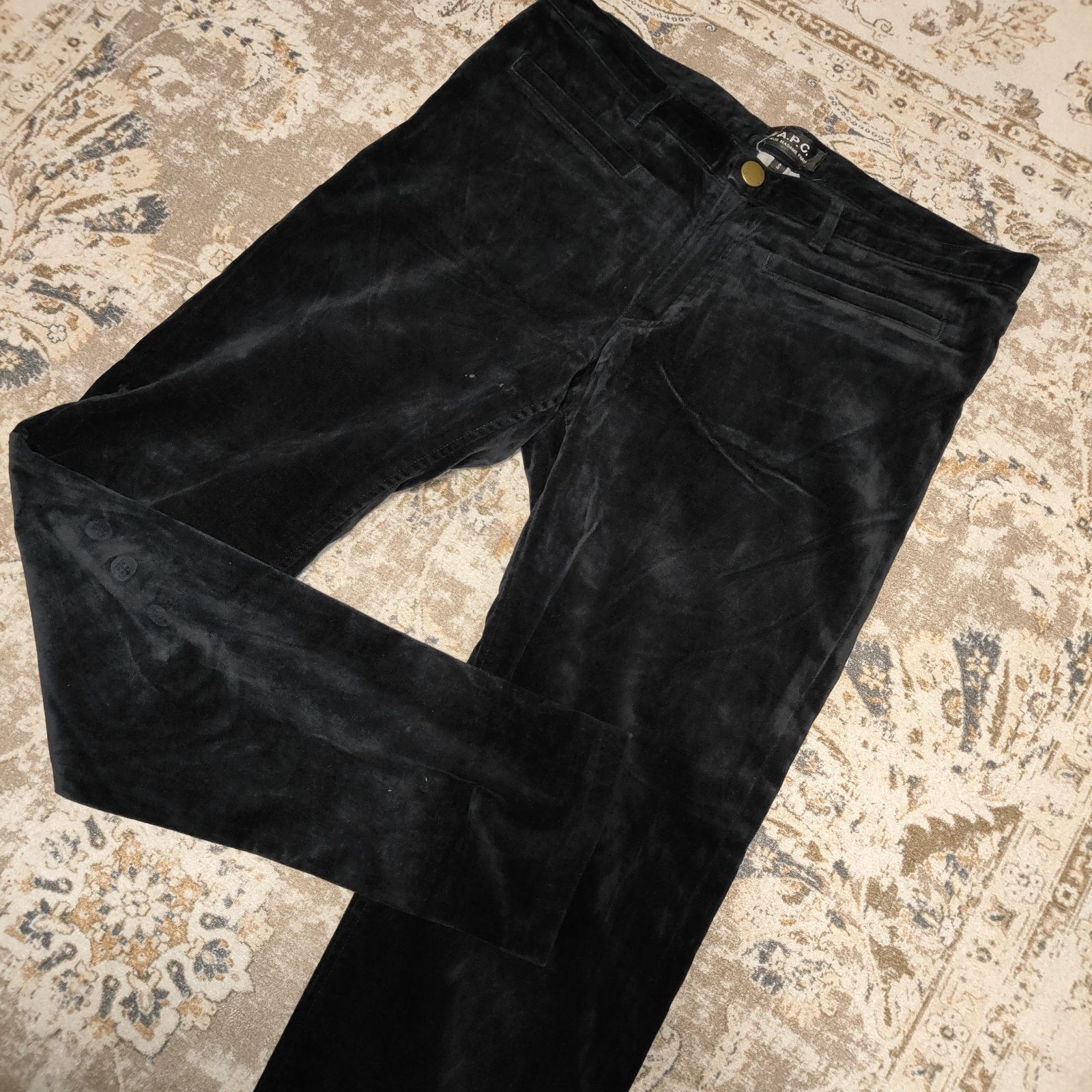 A.P.C RUE MADAME PARIS ベルベット素材 デニムパンツ ジーパン JEANS 