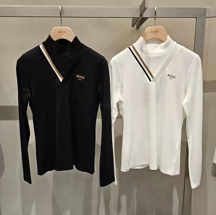 ボス レディースゴルフ ハイネック トップス