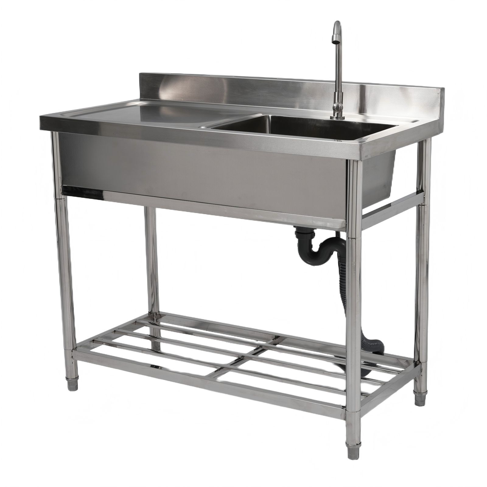 「数量限定セール」 流し台 屋外 ステンレス 水栓付 蛇口付き シンク アウトドア 幅広 水栓付き キッチン 屋外用 ステンレス流し台 ステンレスキッチン キャンプ バーベキュー ガーデンシンク 屋外シンク 屋外流し台 アルミ流し台 簡易流し台 洗い場 