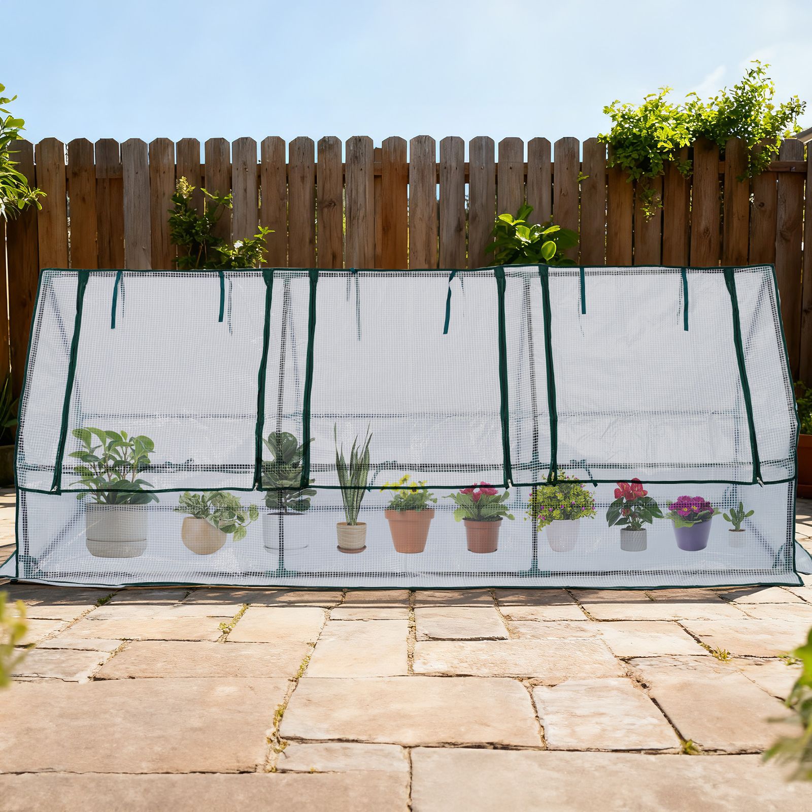 レイズドベッド ガーデンベッド ビニールハウス 188*97*92cm 腐らない