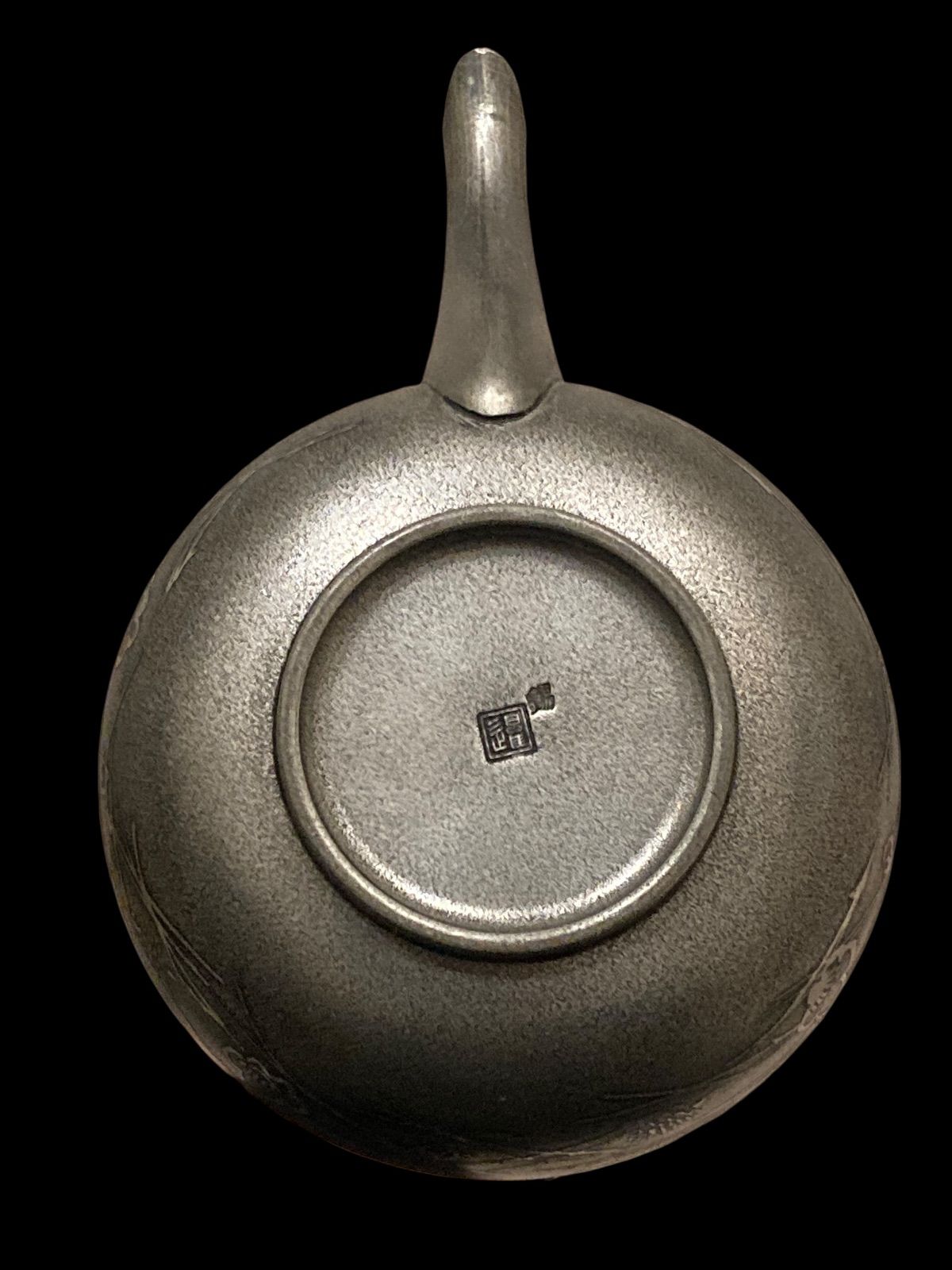 希少 錫製 銚子 ちょうし 急須 酒器 煎茶道具 伝統的 日本 工芸品 本錫