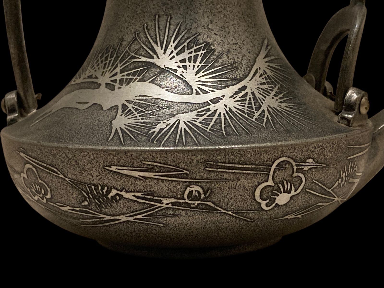 希少 錫製 銚子 ちょうし 急須 酒器 煎茶道具 伝統的 日本 工芸品 本錫