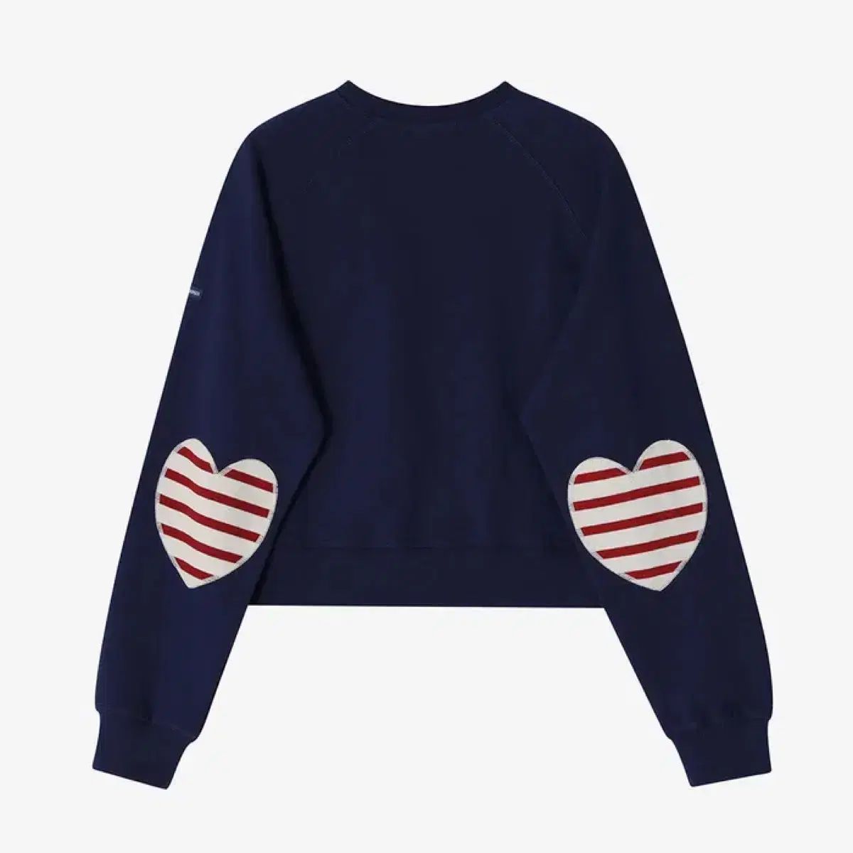 SAINT JAMES セントジェームス ボンプティ プチ ハート パッチ クロップド スウェット