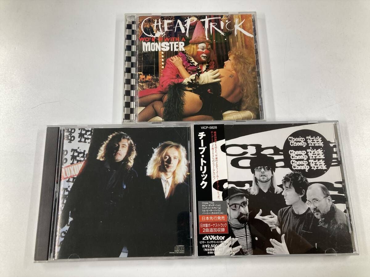 W0613】チープ・トリック CD アルバム 3枚セット○Cheap Trick○Lap Of