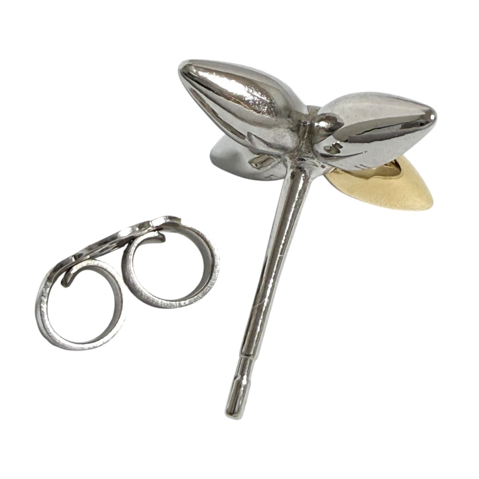 ルイヴィトン メンズ レディース ピアス スタッド ルイゼット 片耳 1個