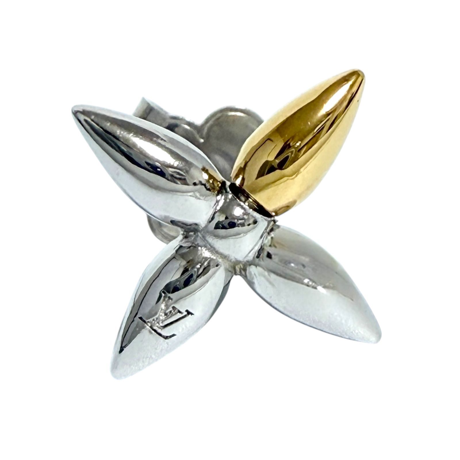 ルイヴィトン メンズ レディース ピアス スタッド ルイゼット 片耳 1個