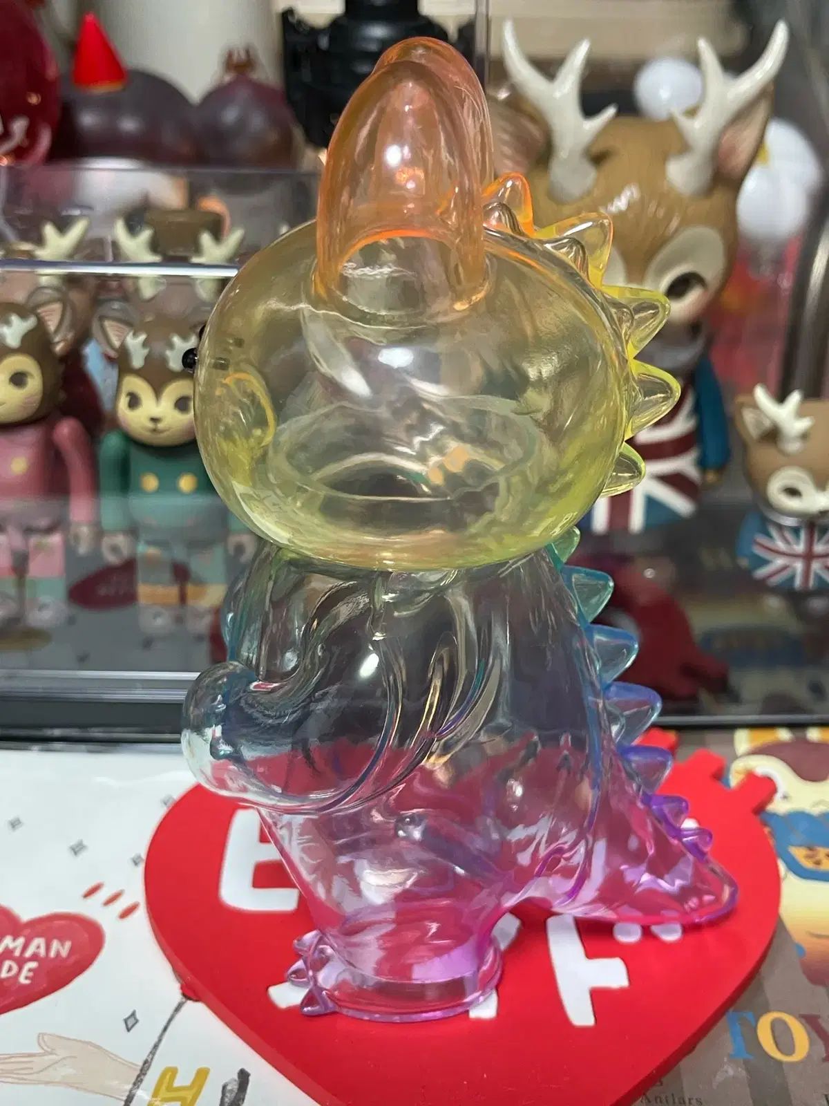 日本ソフトビニール woo!ah! ウア ウール レインボー クリア ダイノ