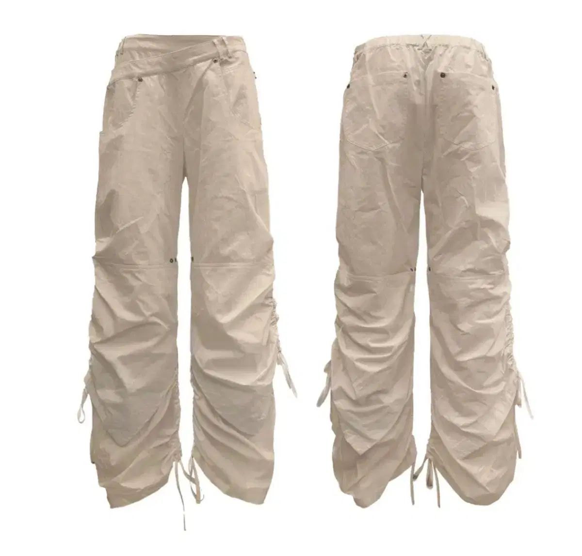 ナチェ レイヤード パンツ サンドベージュ