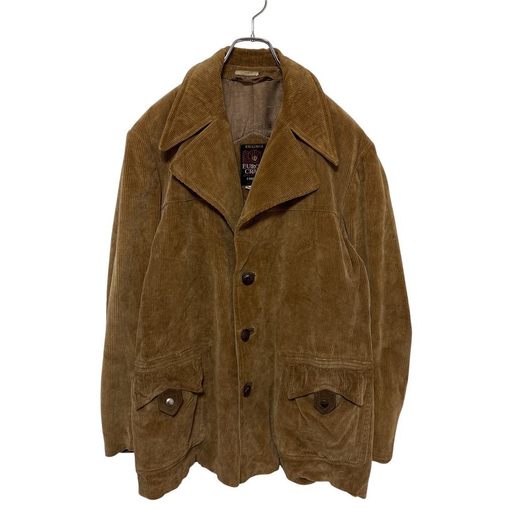 60〜70s EUROPE CRAFT コーデュロイジャケット EUROPE CRAFT】 60～70s ユーロヴィンテージ コーデュロイランチ