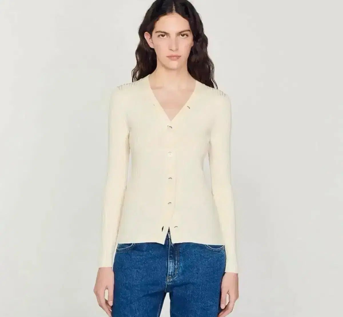 SANDRO サンドロ ゴージ カーディガン 2 - メルカリ