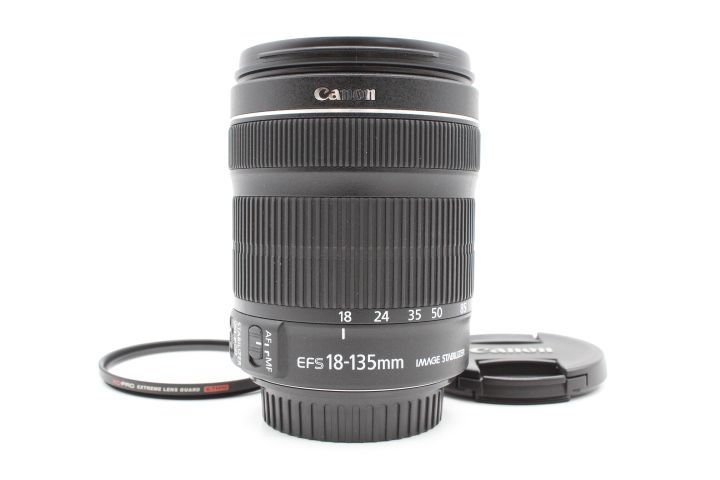 ハクバXC-PRO保護フィルター付き CANON キヤノン 標準ズームレンズ EF-S 18-135 mm F 3.5-5.6 IS STM