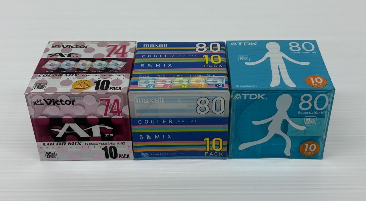 ビクター マクセル TDK MD 組 74分 80分 囗T巛