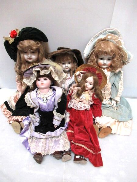 コレクターズドール collectorsdoll TRADE C MARK 人形 約56-73 cm 計5体セット まとめ売り レトロ