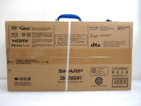 シャープ SHARP アクオス AQUOS ブルーレイディスクレコーダー 2 B C 10 GW 1 TB
