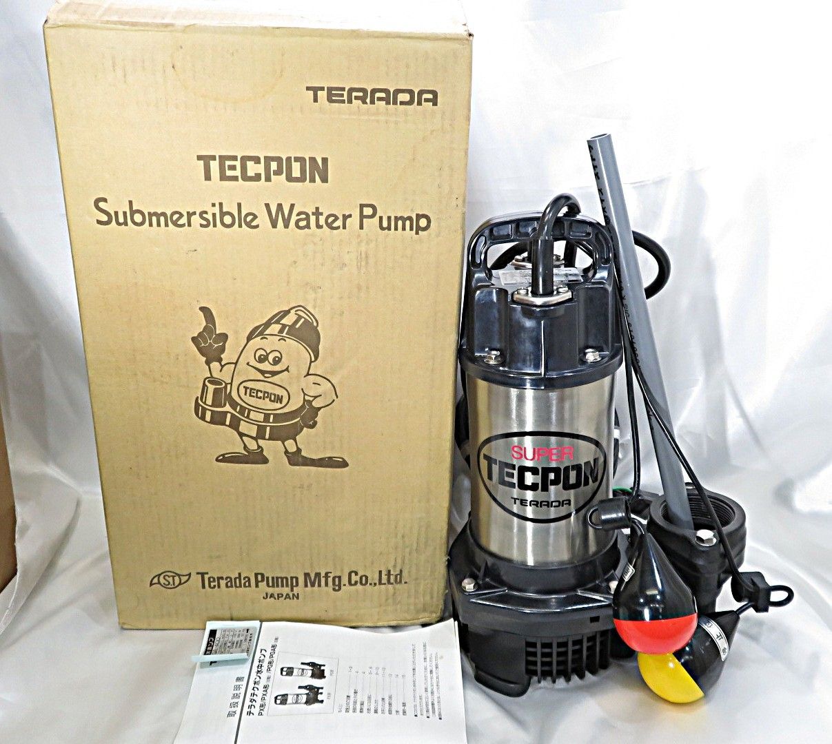 寺田ポンプ 汚水用水中ポンプ 自動 50 Hｚ PGA 400 フロートスイッチ付き