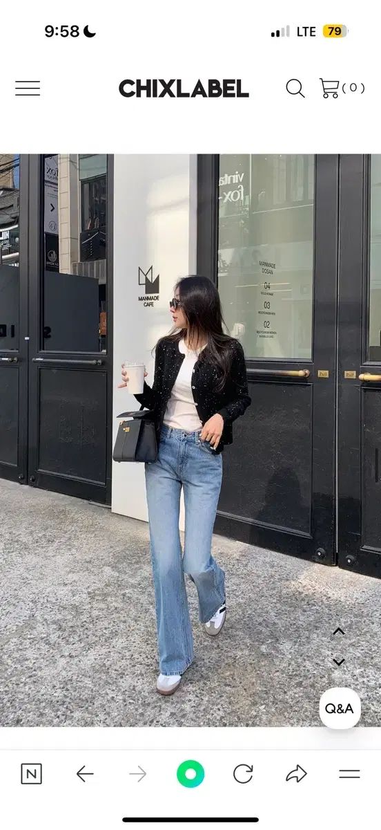 チークスラベル コーンデニム Sサイズ