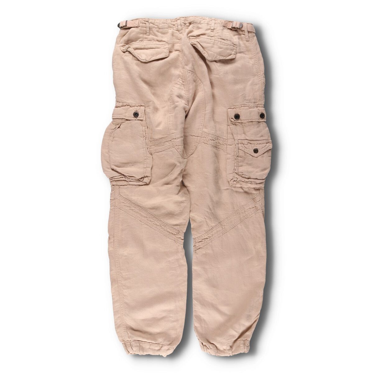 古着 90年代 ラルフローレン Ralph Lauren POLO by リネンパンツ カーゴパンツ メンズw 35相当|evb 030365