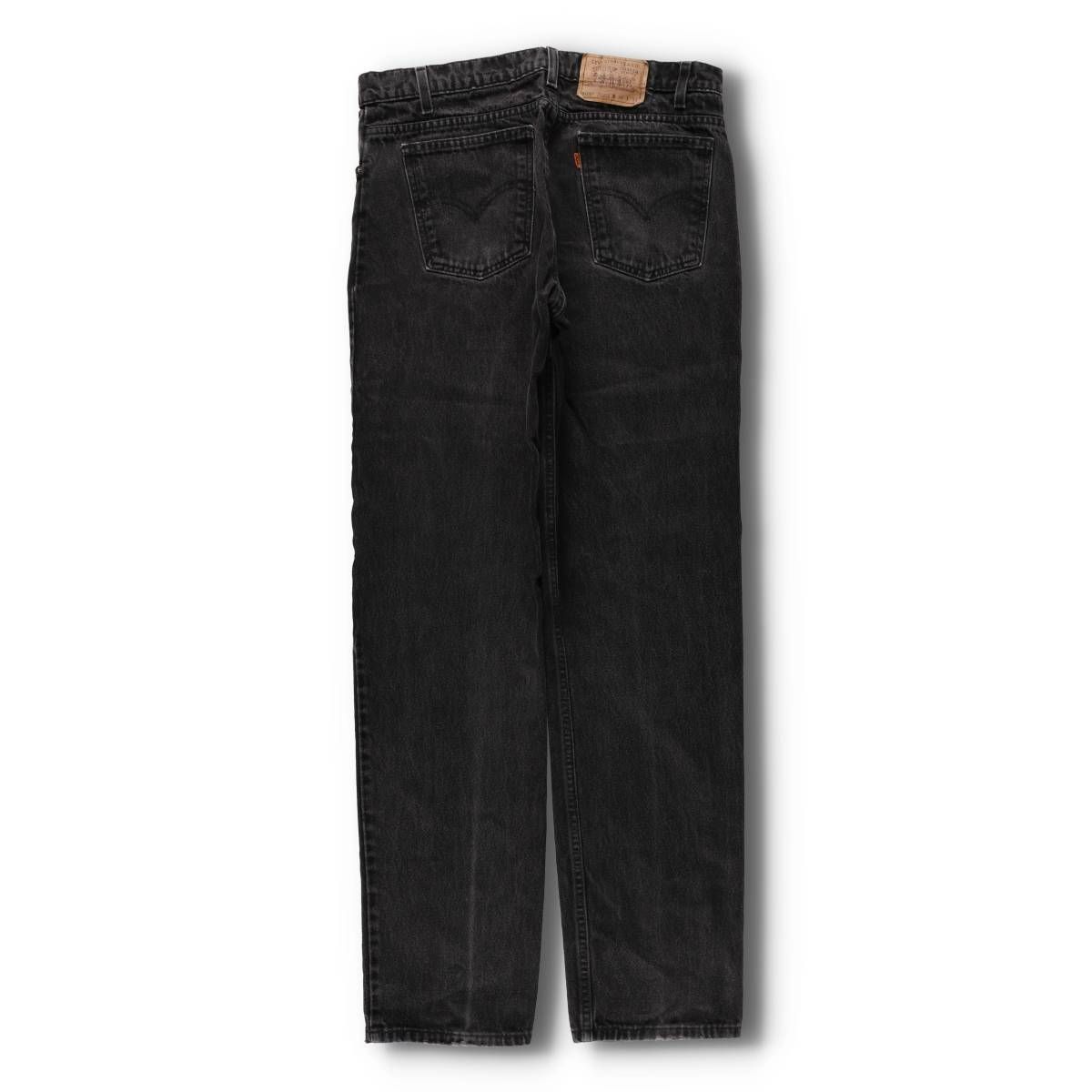 古着 90年代 リーバイス Levi s 40505-4159 REGULAR FIT LEG オレンジタブ ブラックデニム テーパードデニムパンツ evb 030373