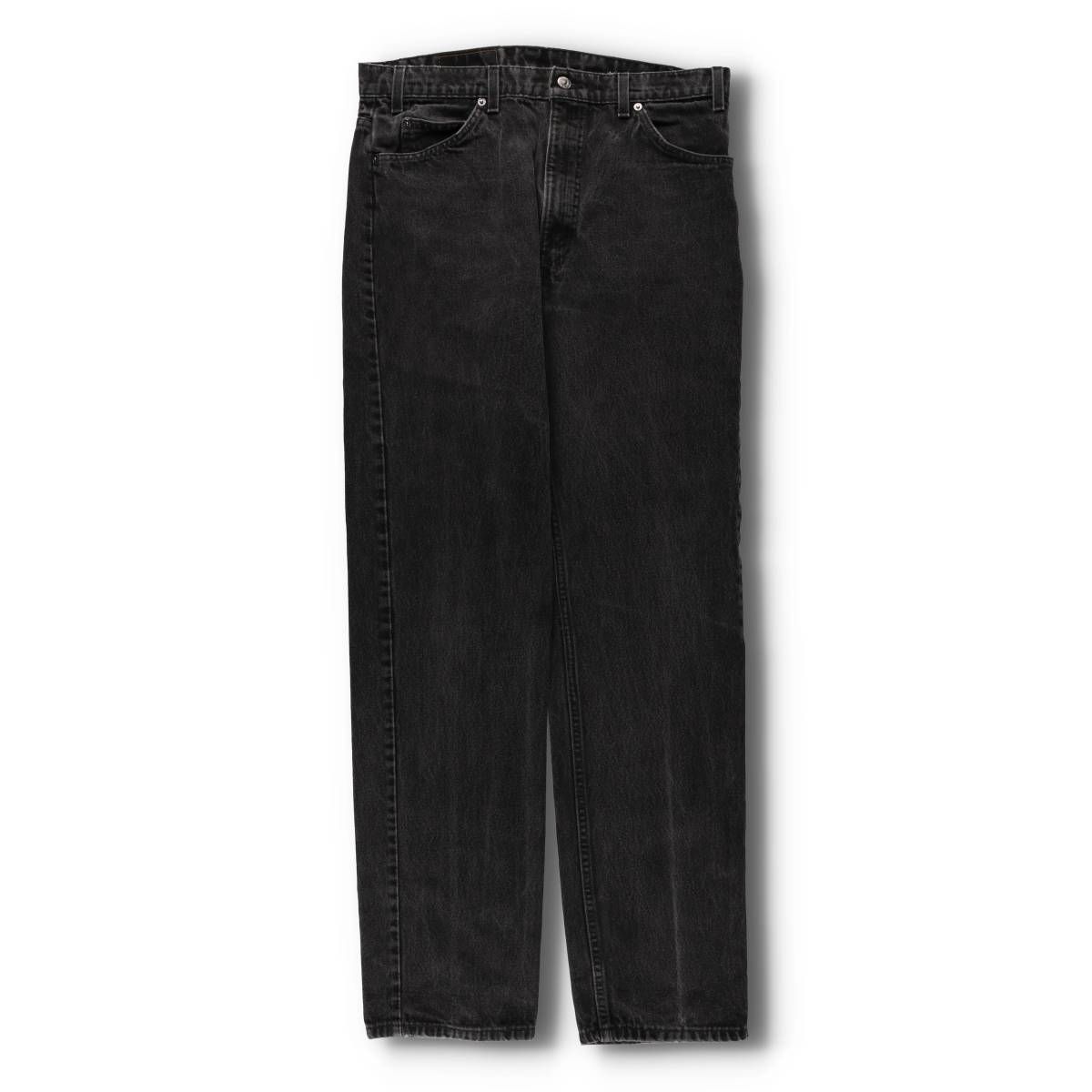 古着 90年代 リーバイス Levi s 40505 4159 REGULAR FIT LEG オレンジタブ ブラックデニム テーパードデニムパンツ evb 030373