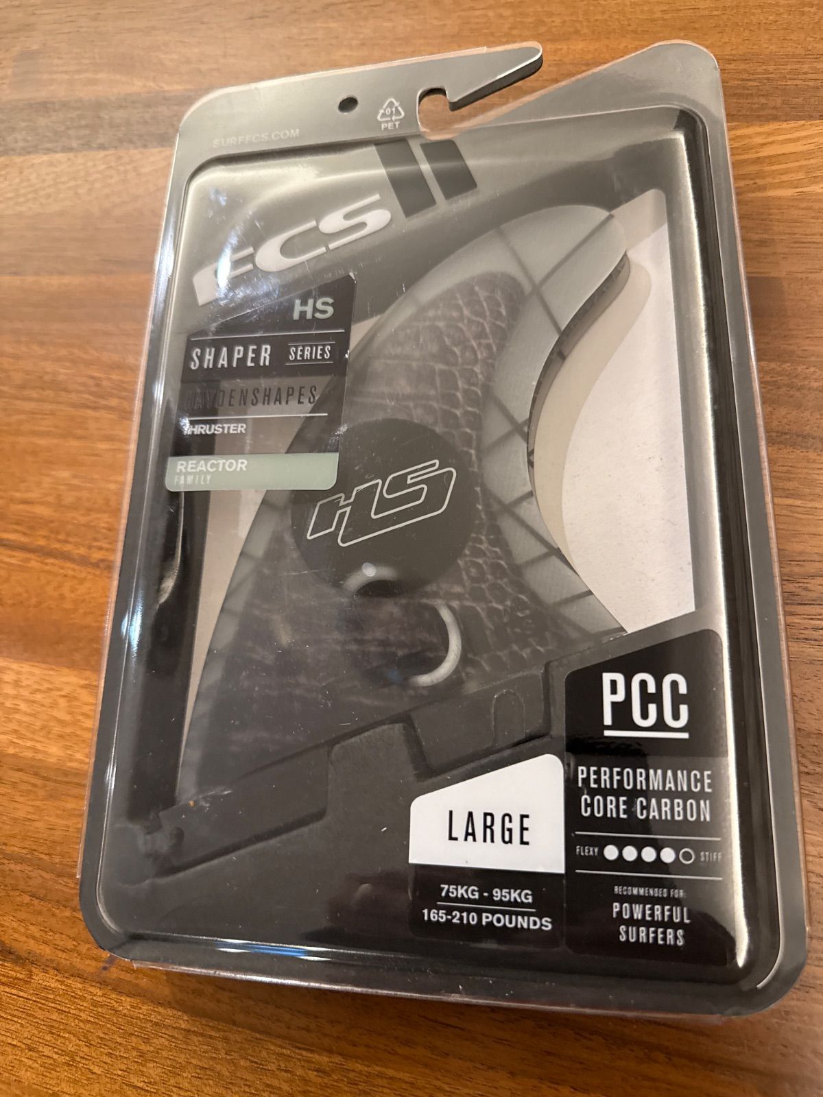 FCS II ヘイデンシェイプス PCカーボン ラージサイズ トライフィン