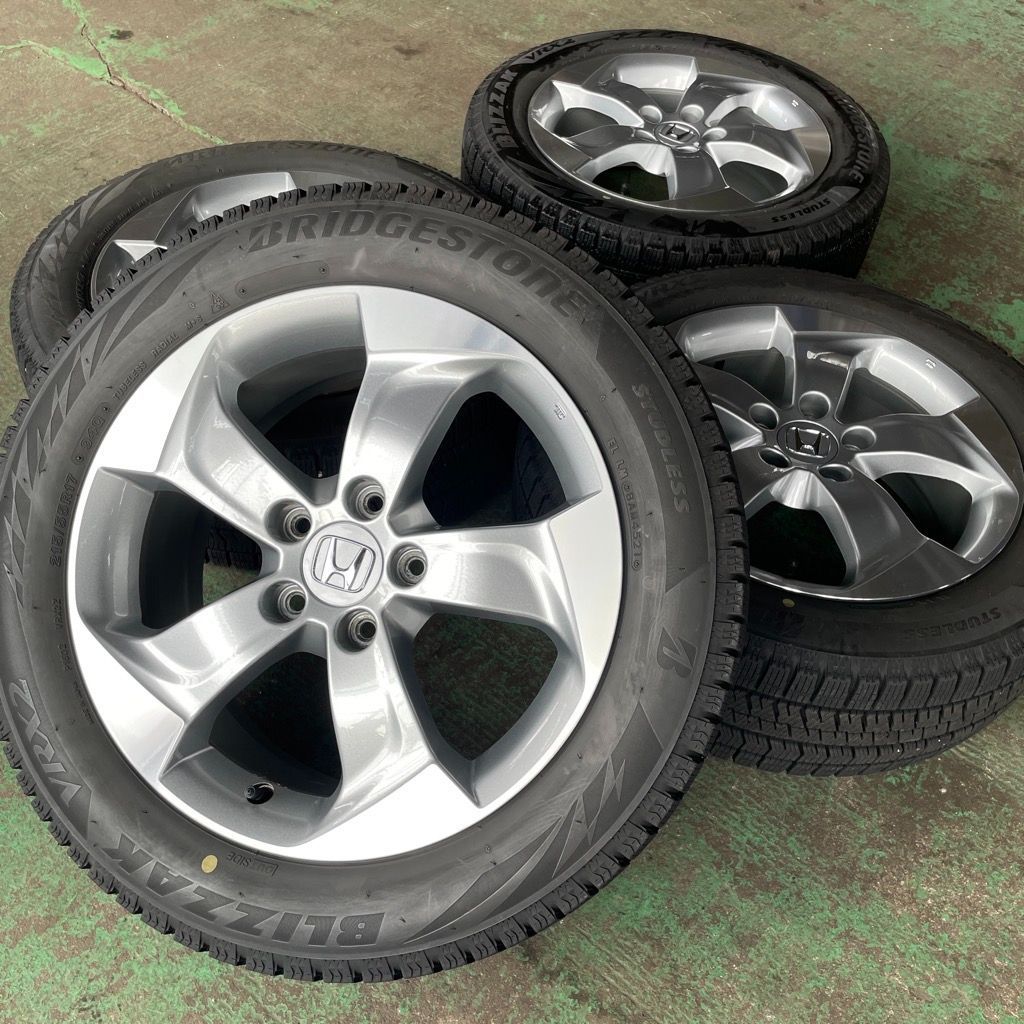 ヴェゼル (RU1) スタッドレス215/55R17 VRX2 (2021年)・純正アルミ