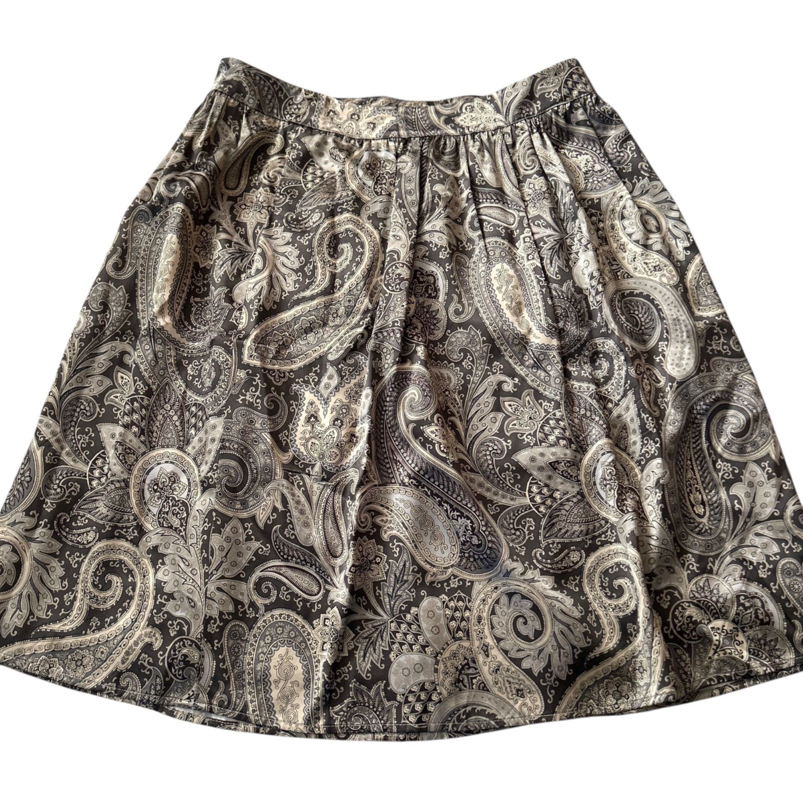 ETRO エトロ ペイズリー柄スカート 大きいサイズ46 XLサイズ