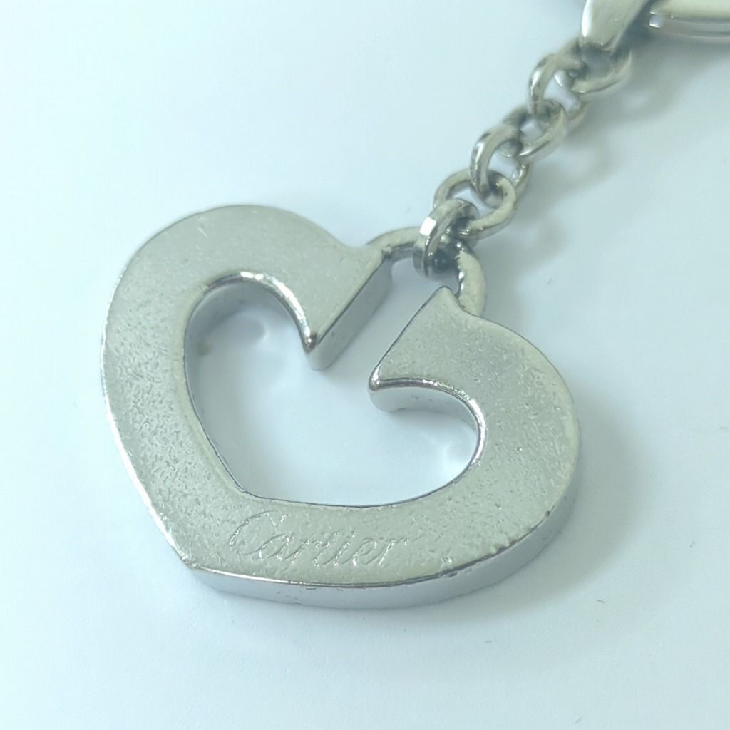 Cartier カルティエ ハート キーホルダー キーリング チャーム