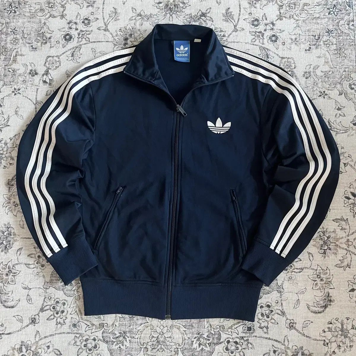 90 アディダス ネイビー ファイヤーバード トラックジャージ