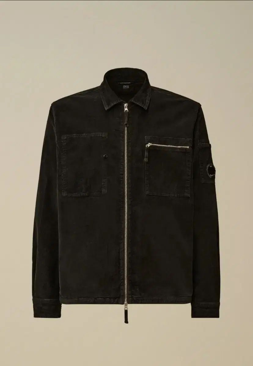 C P COMPANY シーピーカンパニー コーデュロイ レンズ ジッパー オーバーサイズシャツ