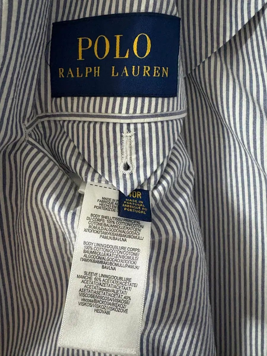 40 R ラルフローレン シアサッカー ジャケット